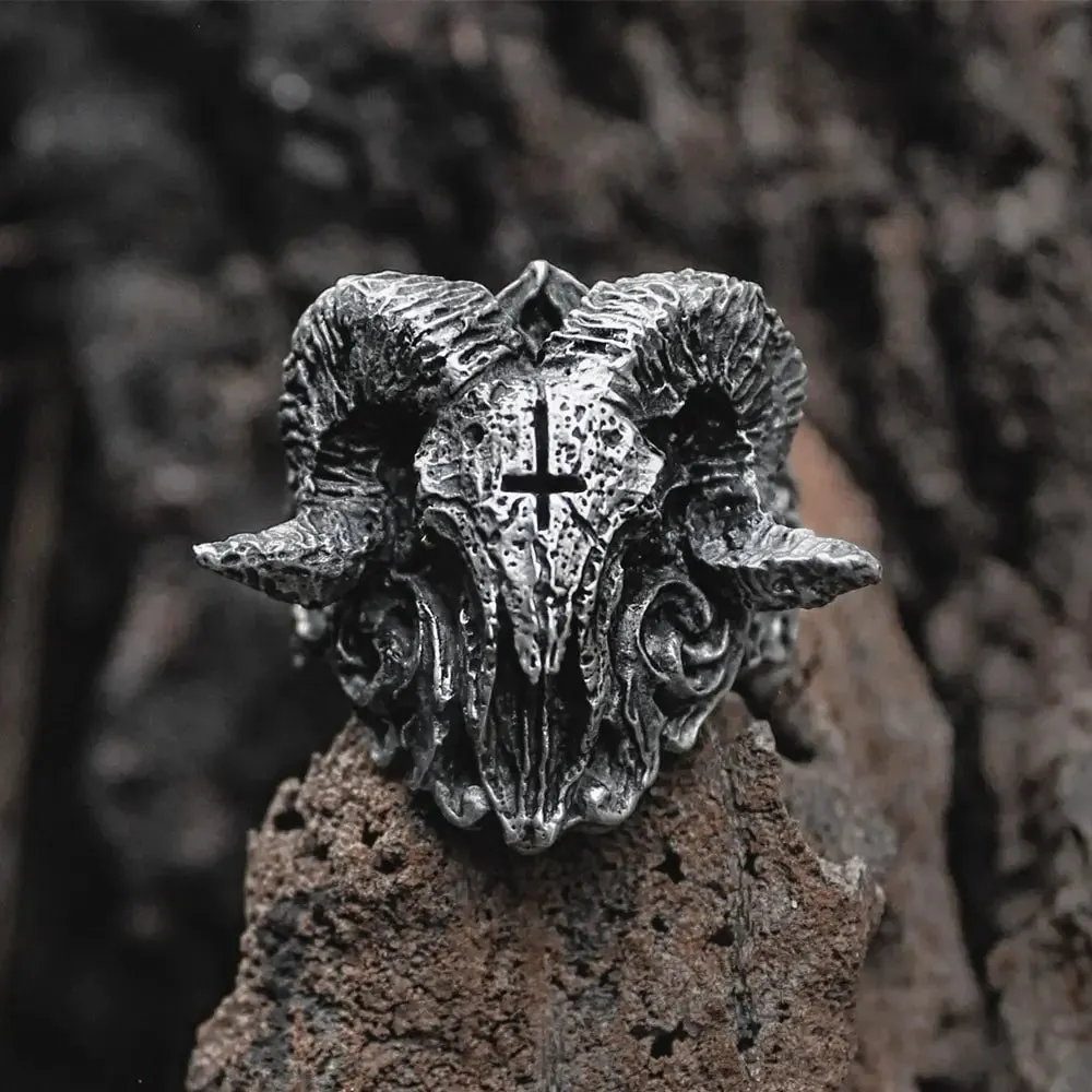 Unique Punk Gothic Skull Ring