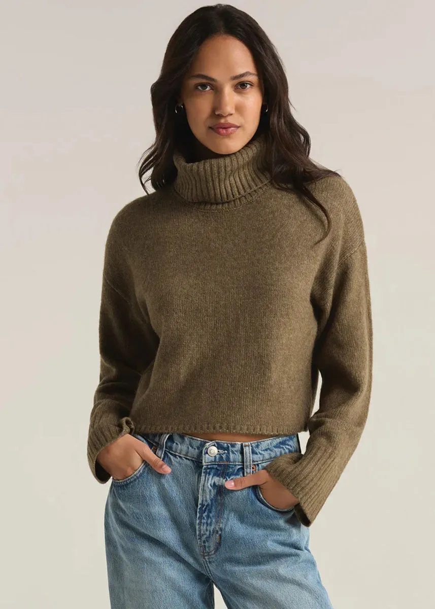 Ursa Turtleneck Sweater - Martini