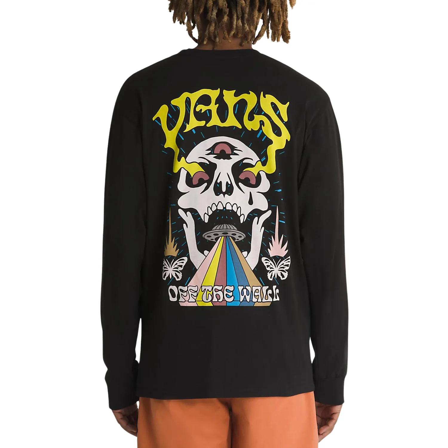 Vans Skull Saucer Long Sleeve T-Shirt - Men's