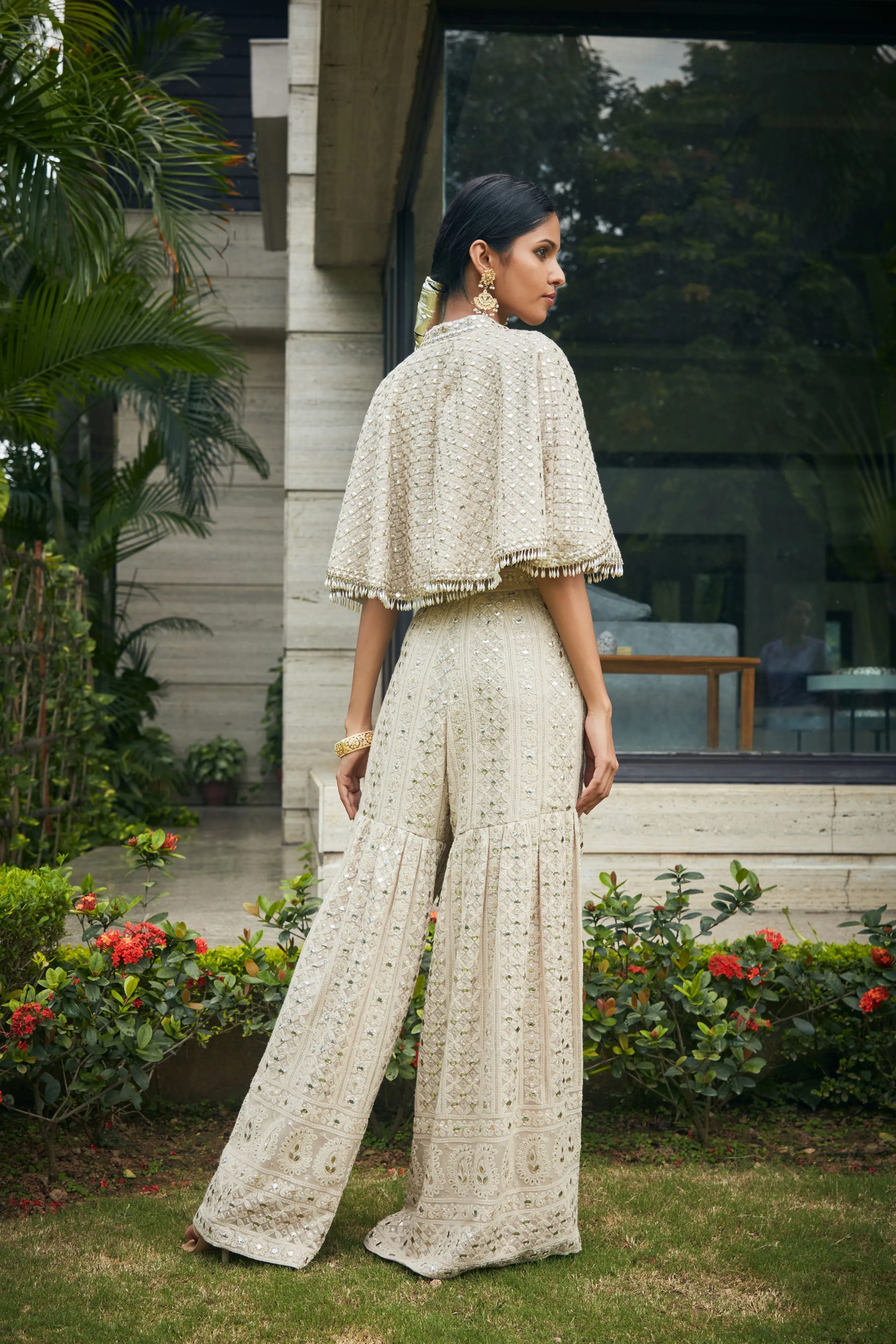 Venya Cape with Sharara