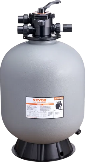 Vevor Sand Filter for Above & Inground Pool 24-inch 65 GPM Flow Rate New