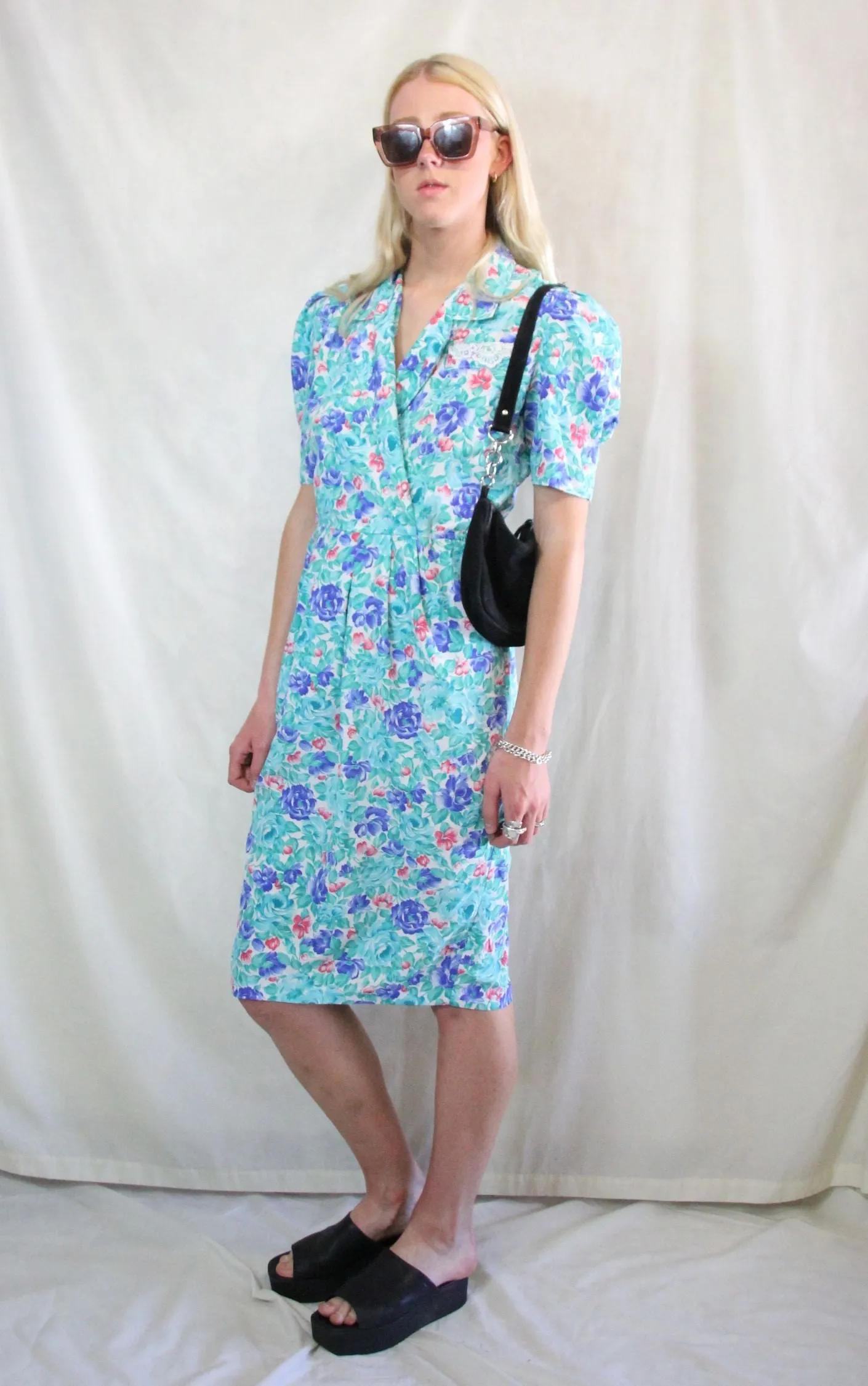 Vintage Floral midi dress