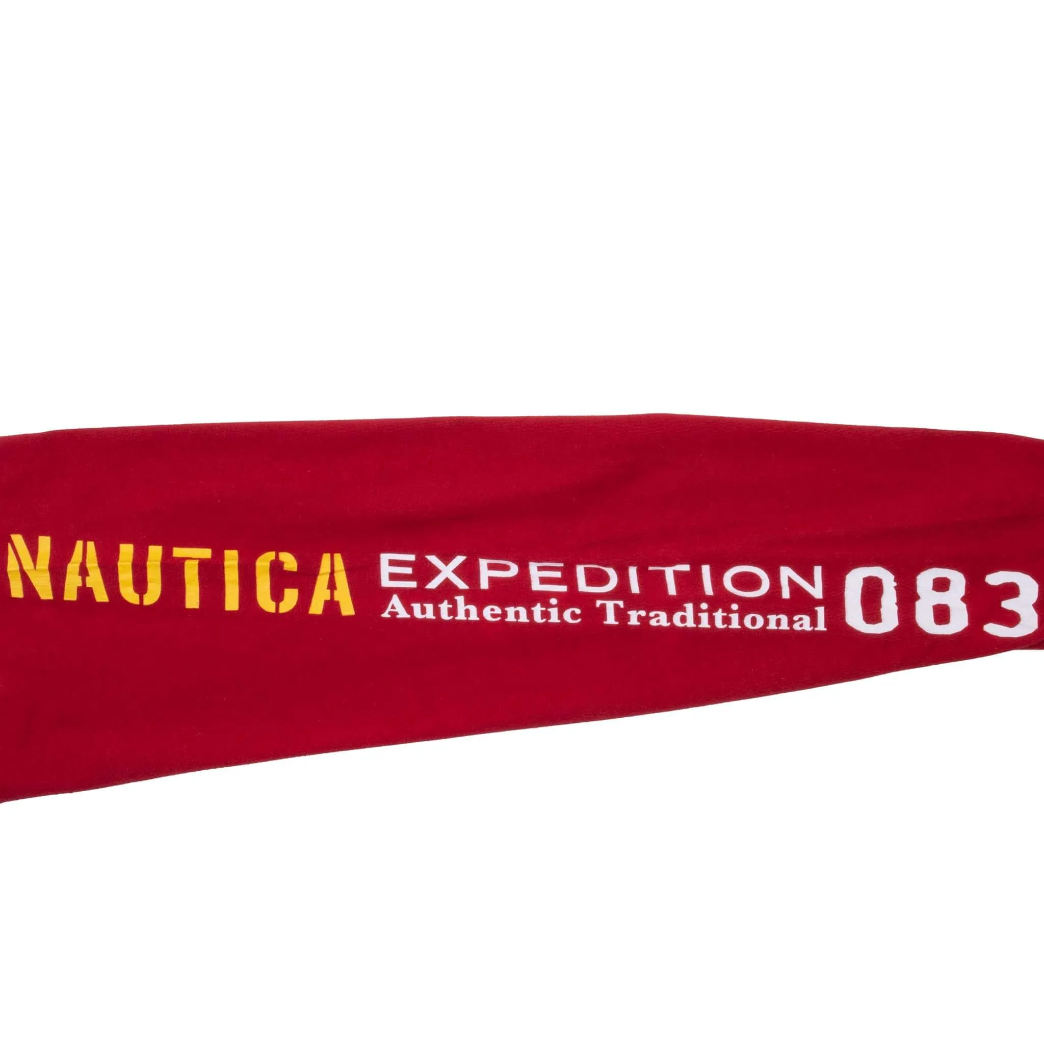 VINTAGE NAUTICA EXPEDITION ANTARCTICA RED LONG SLEEVE TEE SHIRT 2000S XL