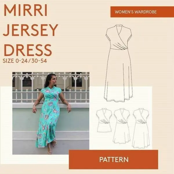 Wardrobe by Me - Mirri Dress Sewing Pattern