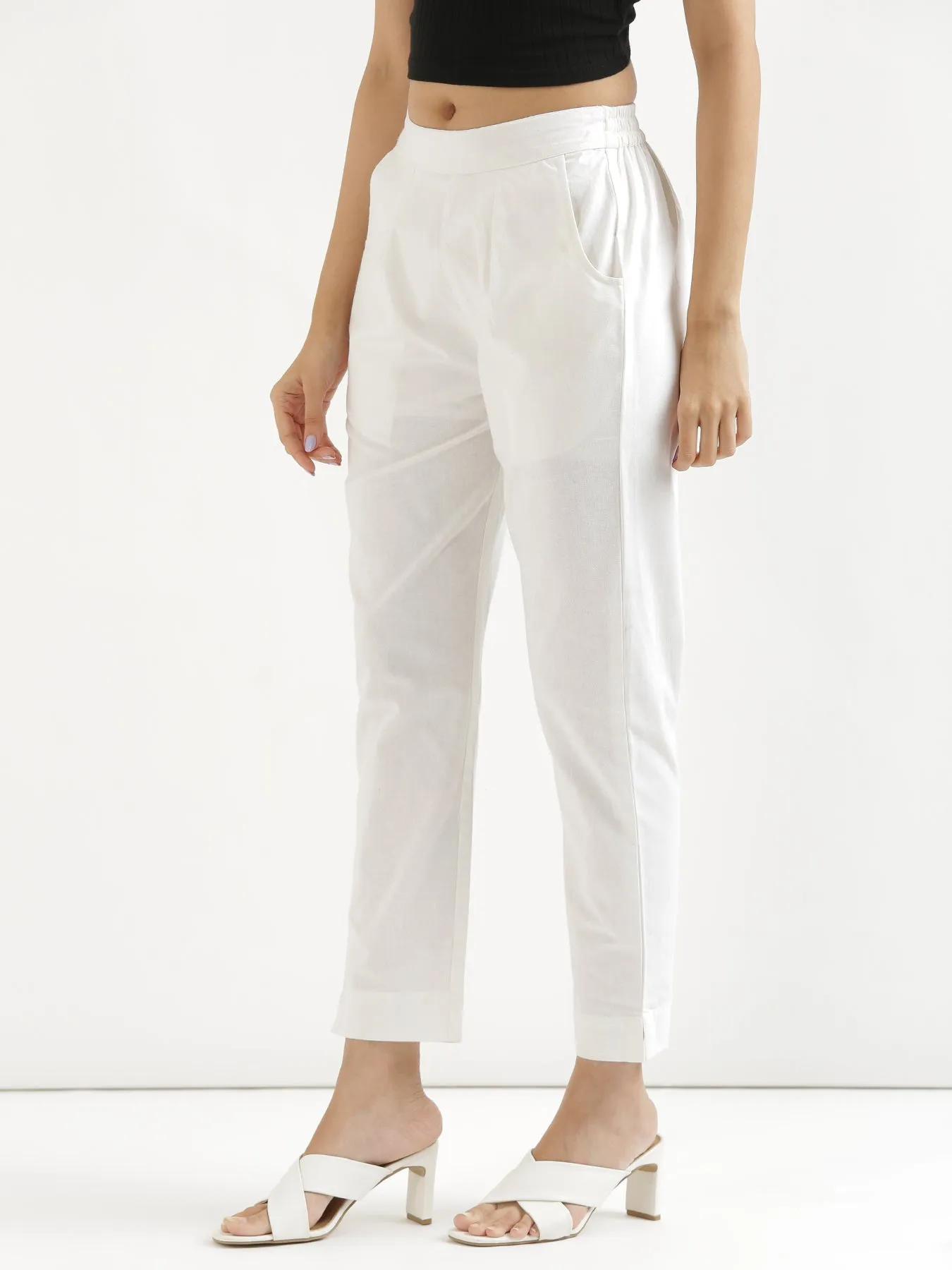 White Cotton Pant