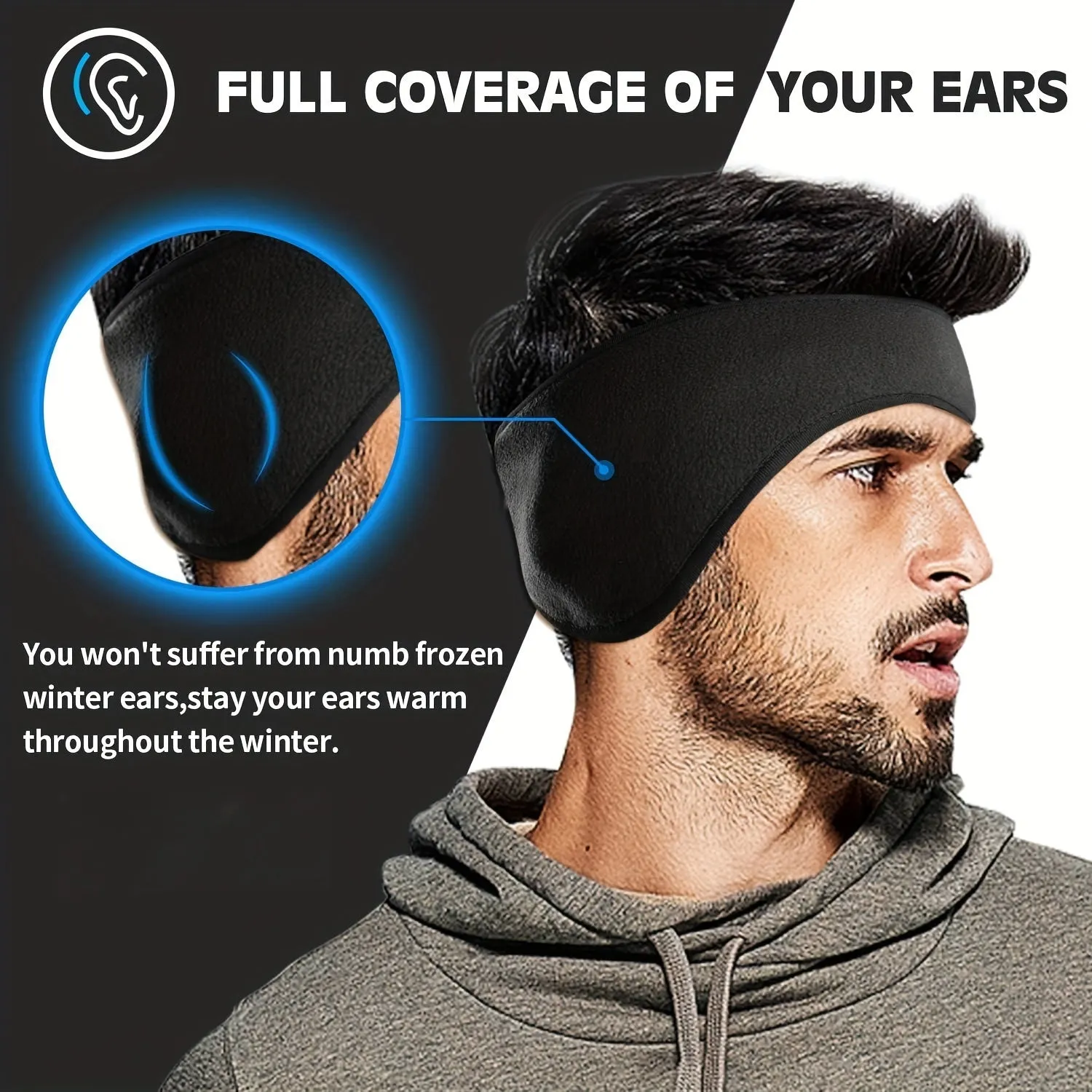 Windproof Fleece Ear Protectors Ultimate Outdoor Sports Headband