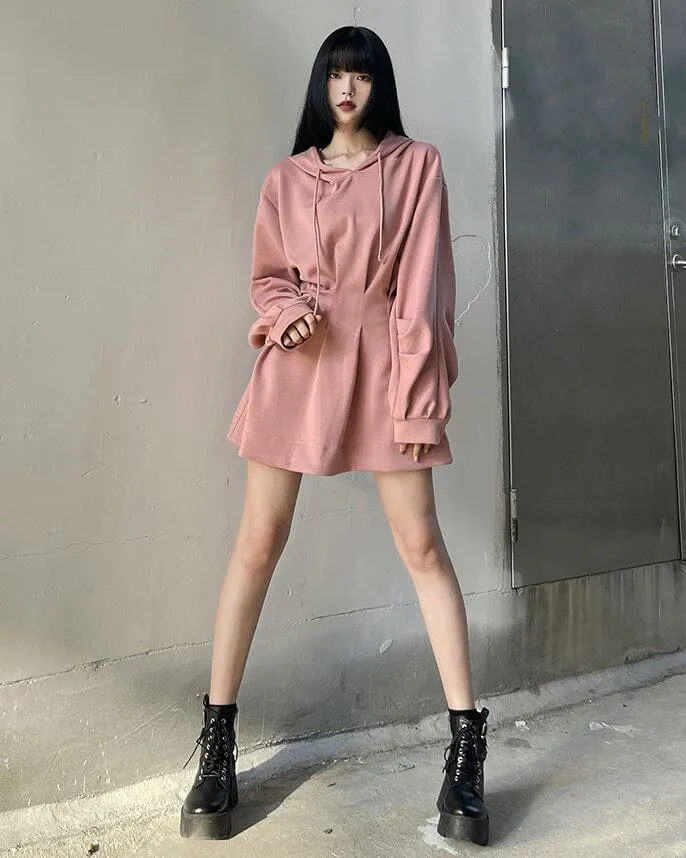 Winter Puff Sleeve Slim Dress SD02155