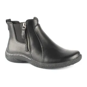 Women's Maddi Low Zip Boot Black