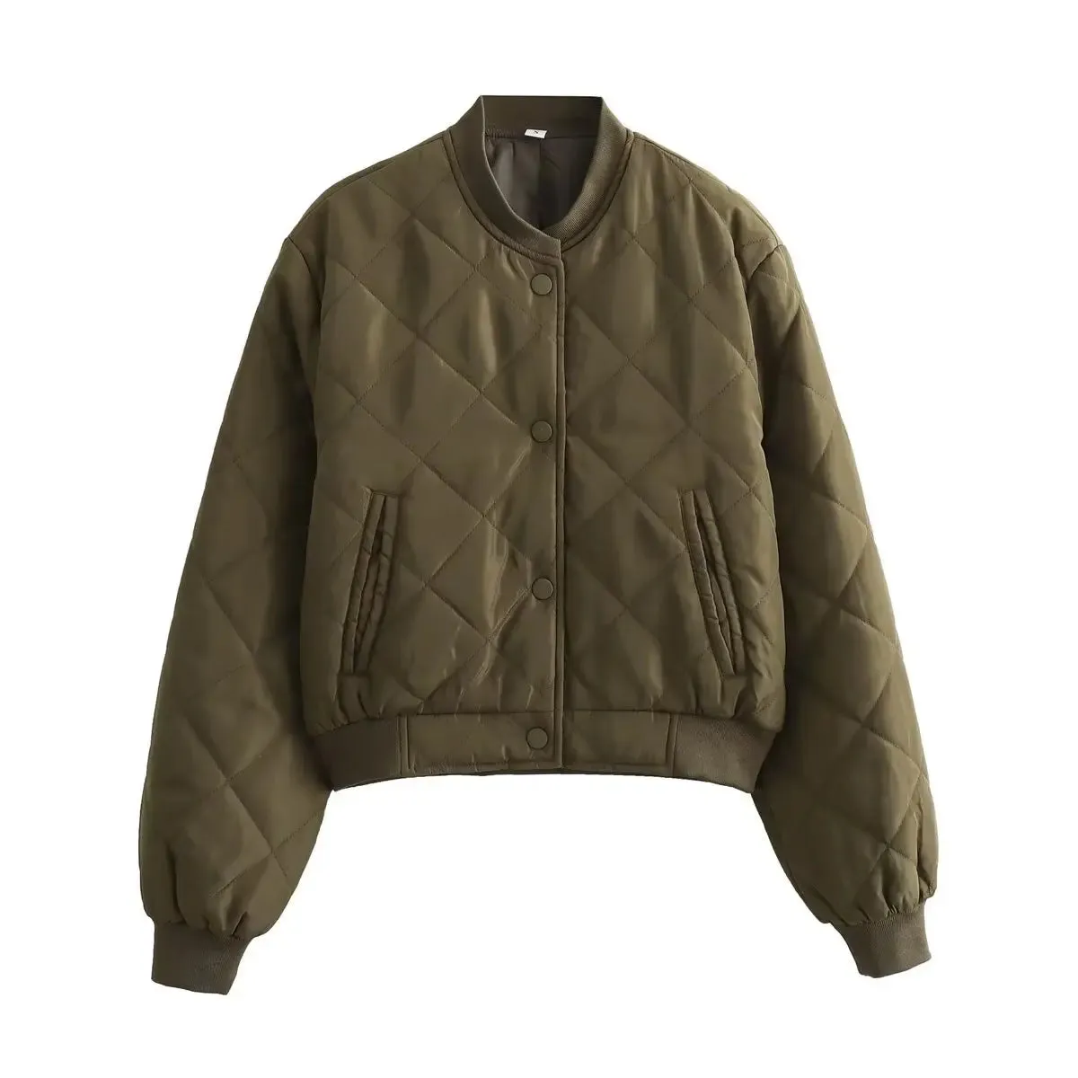 Women's Quilted Bomber Jacket