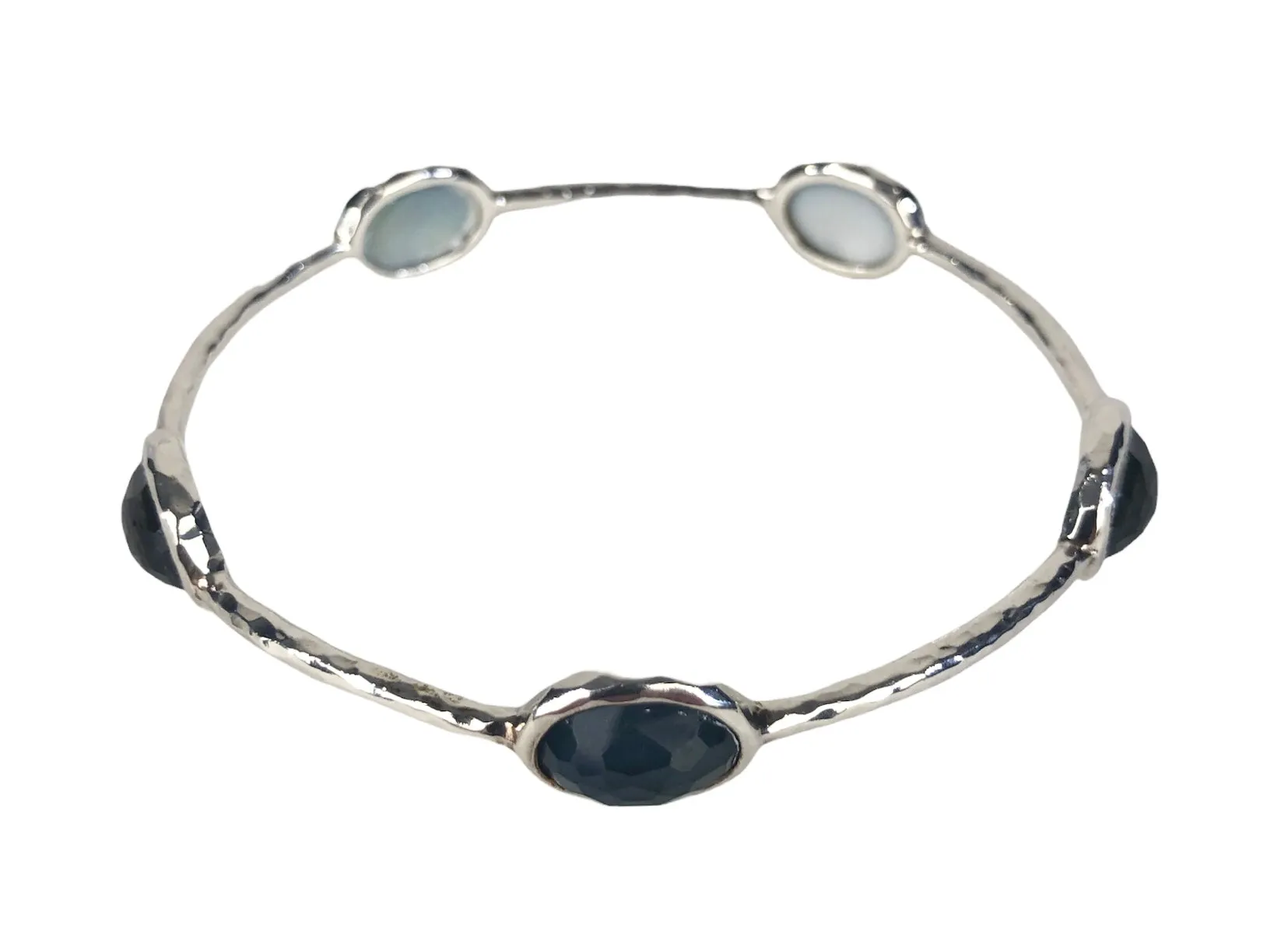 Wonderland 5-Station Bangle Bracelet | Size (2) 7.75 Inches