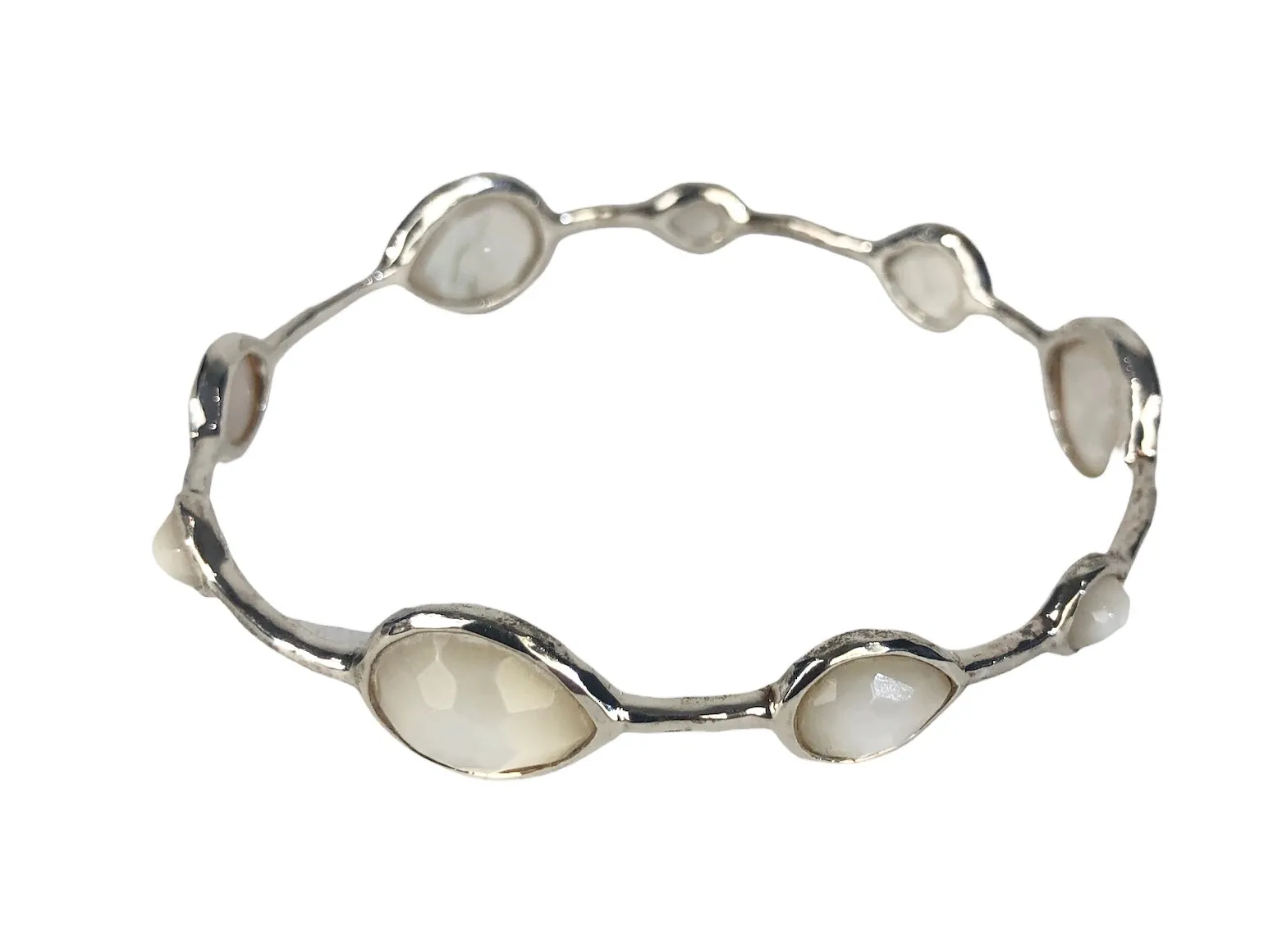 Wonderland Teardrop 9-Station Bangle | Size (2) 7.75 Inches