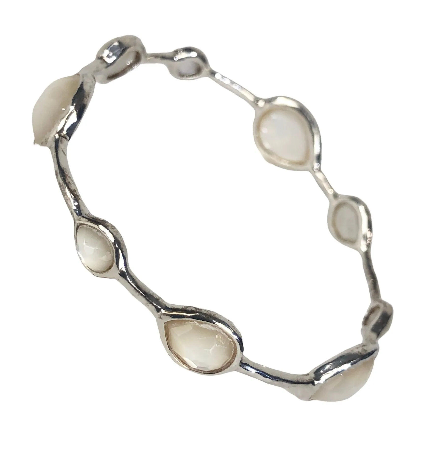 Wonderland Teardrop 9-Station Bangle | Size (2) 7.75 Inches