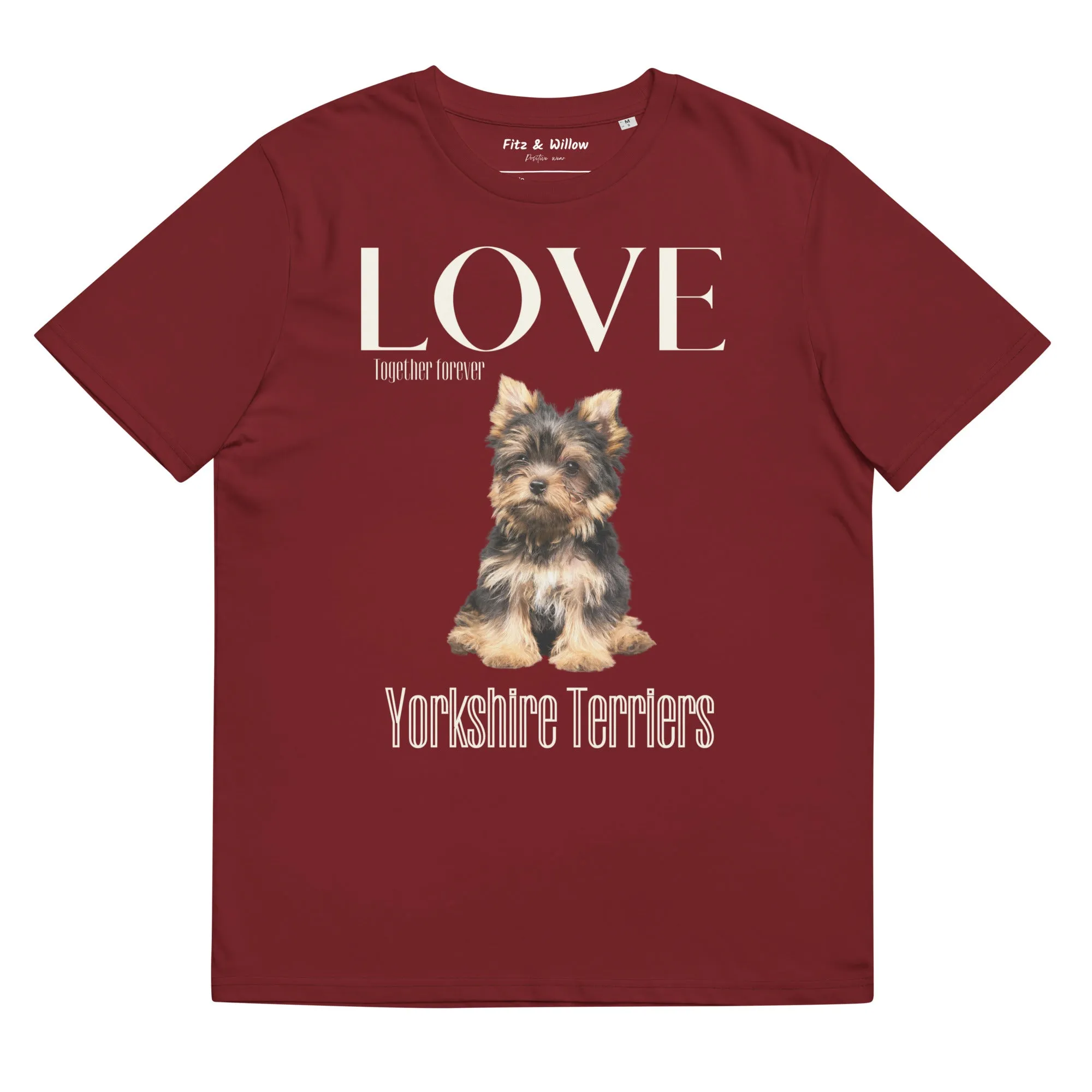 Yorkshire Terrier lovers sustainable t-shirt