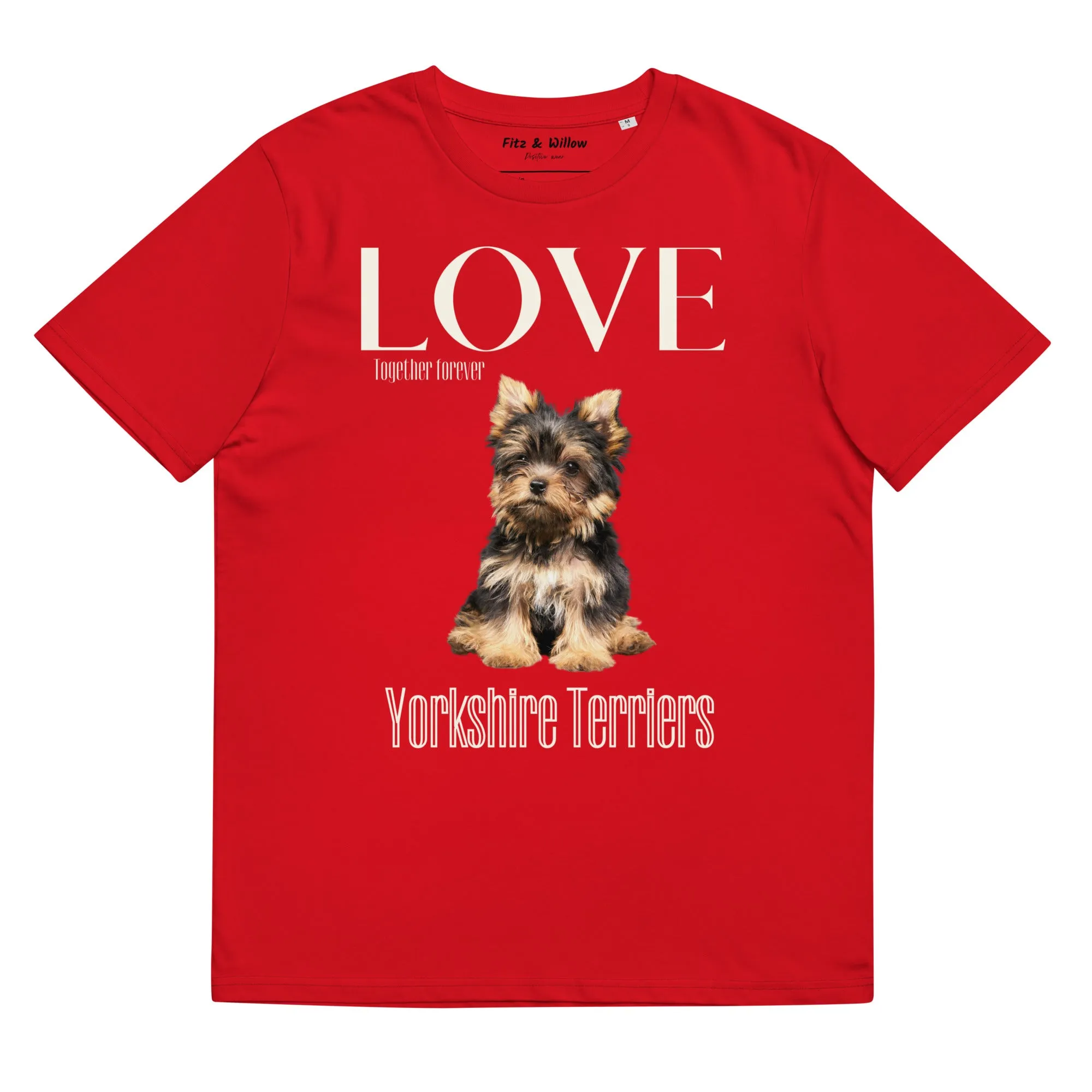 Yorkshire Terrier lovers sustainable t-shirt